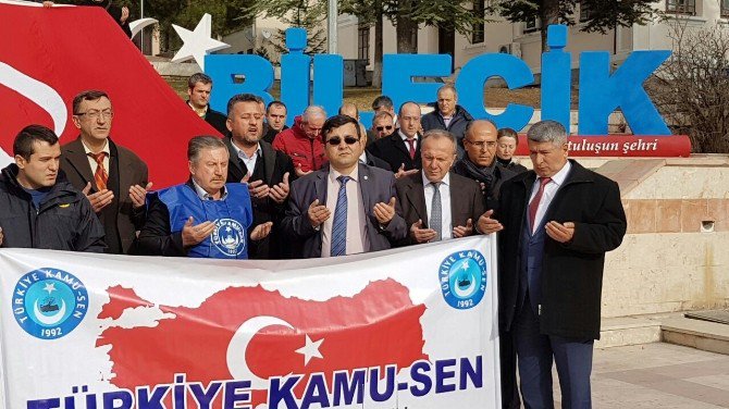 Bilecik’de Hain Terör Olaylarına Kınama