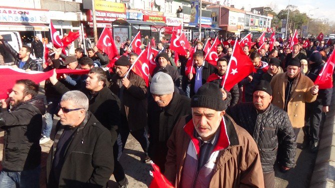 Erzincanlılar Dan Teröre Lanet Yürüyüşü