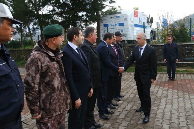 Giresun Valisi Hasan Karahan’dan Çevik Kuvvet Şubesi’ne Ziyaret