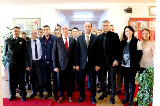 Kaymakam Karameşe Başkan Uyan’la Vedalaştı