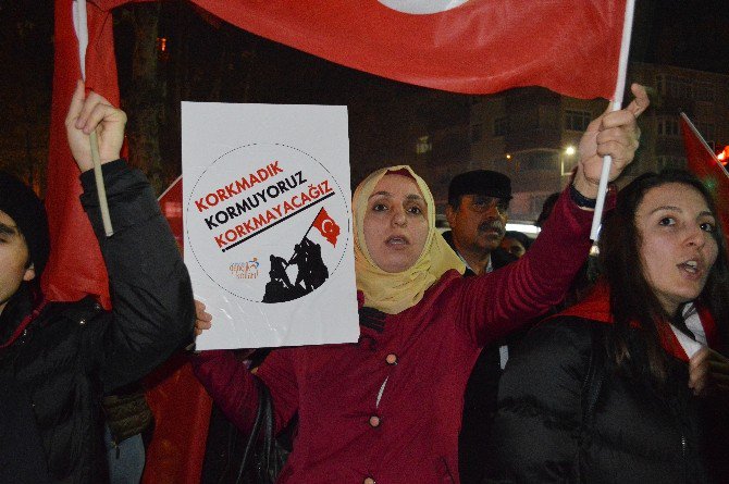 Kastamonu’da Terör Protesto Edildi