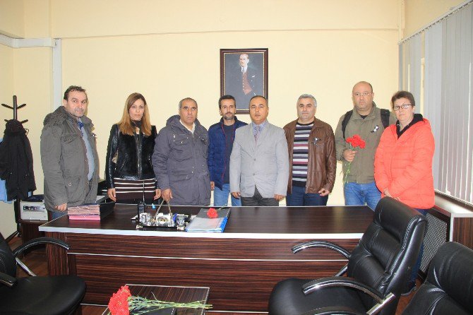 Gazetecilerden, Polis Teşkilatına Başsağlığı Ziyareti