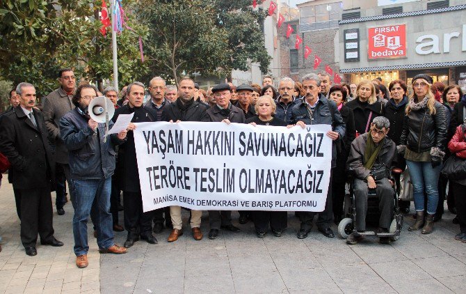 Manisa Emek Platformundan Teröre Tepki