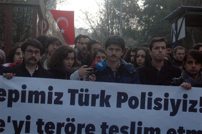 Cebeci Kampüsünde Terör Protesto Edildi