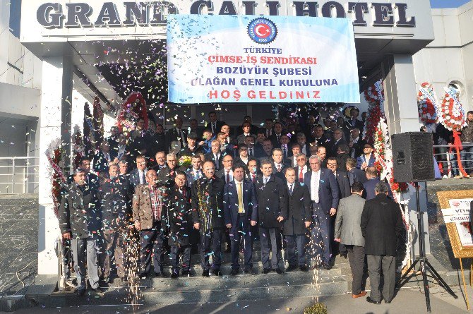 Türkiye Çimse İş Sendikası Bozüyük Şubesinin 10’ncu Olağan Genel Kurulu Yapıldı