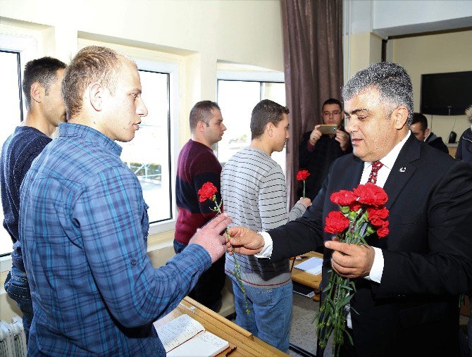 Başkan Özgüven’den Polis Eğitim Merkezi’ne Ziyaret