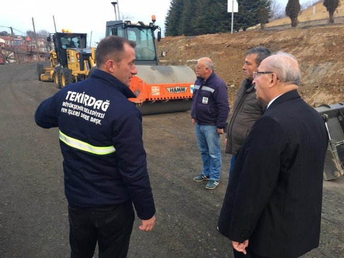 Başkan Albayrak İnecik Mahallesinde İncelemelerde Bulundu