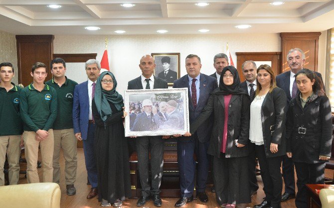 Milli Eğitim Müdürlerinden, Emniyet Müdürlüğüne Taziye Ziyareti