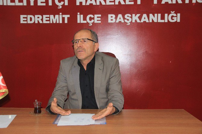 Edremit Mhp’den Birlik Çağrısı