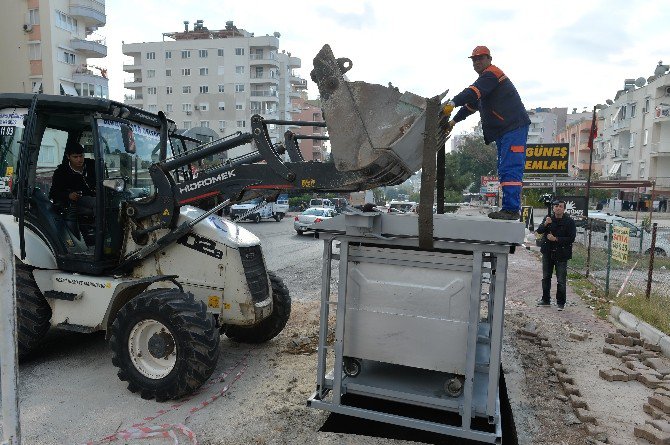 Muratpaşa’da 2 Bin 141 Çöp Konteyneri Yeraltına İndi