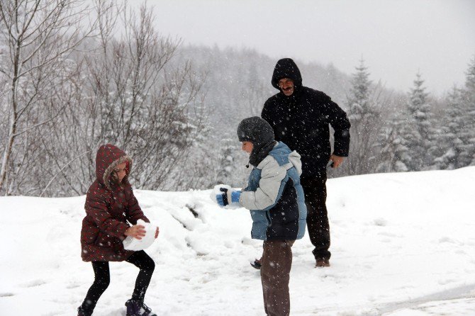 Bolu Dağı’nda Kar Yağışı Başladı