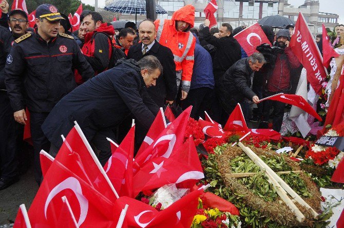 İstanbul İtfaiyesi, Patlamanın Meydana Geldiği Şehitler Tepesi’ni Ziyaret Etti