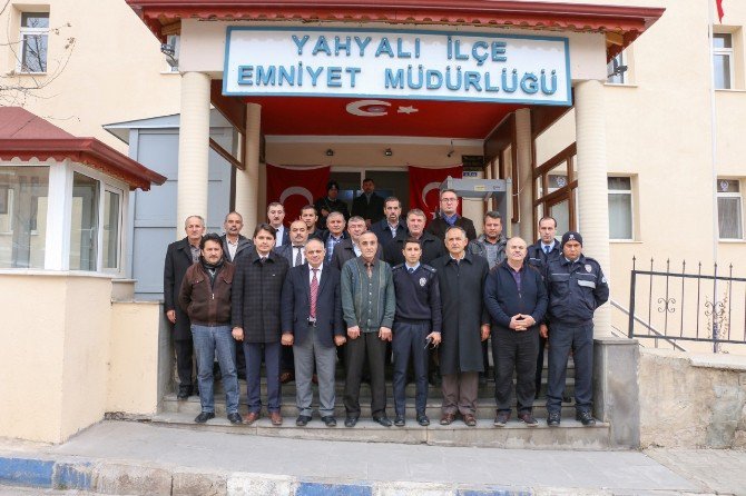 Yahyalı Belediyesi’nden İlçe Emniyet Müdürlüğü’ne Ziyaret