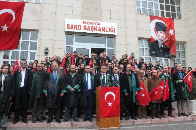 Konya Barosu Terörü Lanetledi