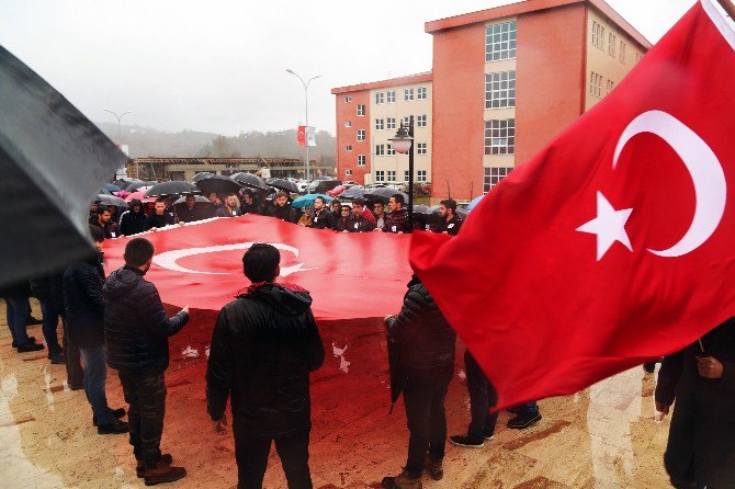 Odü’de Şehitlere Saygı Teröre Tepki Yürüyüşü