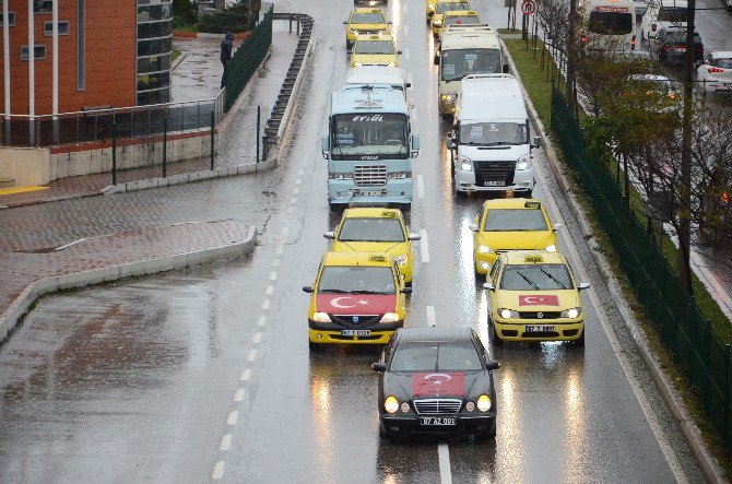 Şoför Esnafından Teröre Tepki Konvoyu