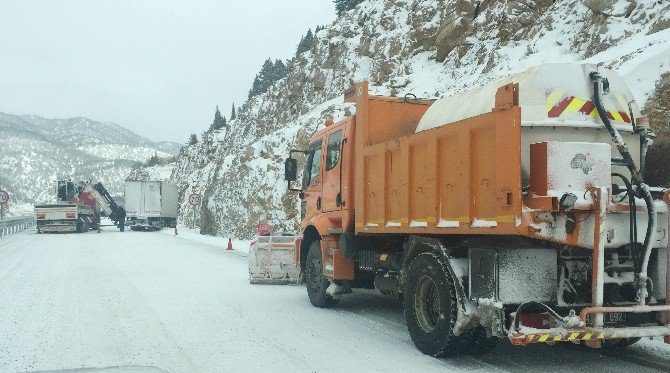 Konya -Antalya Yolunda Mahsur Kalanları Afad Kurtardı