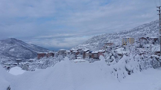 Cide’de Eğitime Kar Engeli