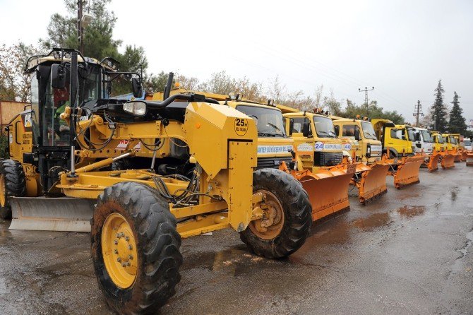 Gaziantep Büyükşehirin Karla Mücadele Ekibi Hazır