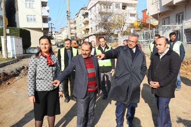 Gebze’de Alt Ve Üst Yapı Çalışmaları Sürüyor