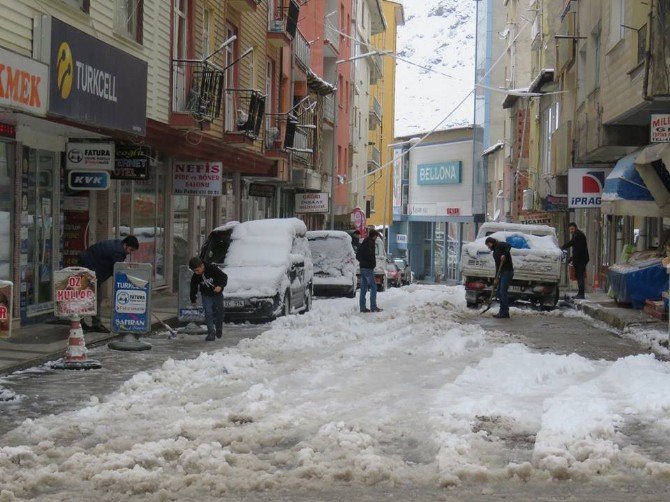 İspir’de Kar Yağışı