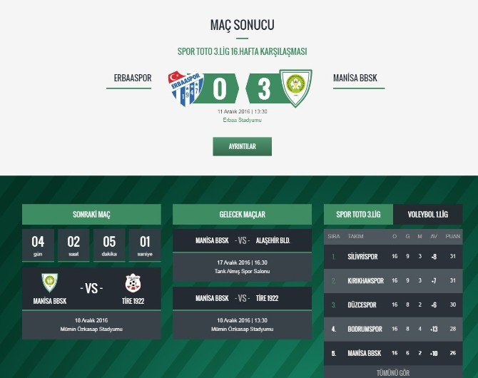 Büyükşehir Belediyespor Web Sitesi Yayında