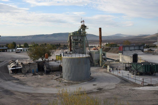 Belediye Asfalt Şantiyesi Doğalgaz Sistemine Geçti