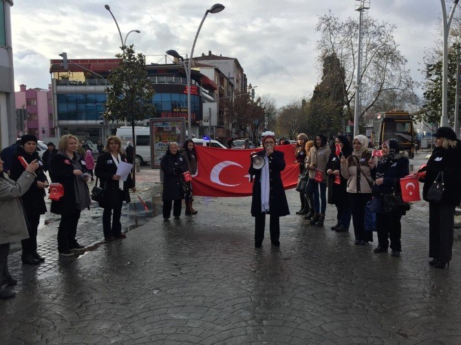 Tkb Başkanı Yağan Teröre Tepki Eylemi Yaptı