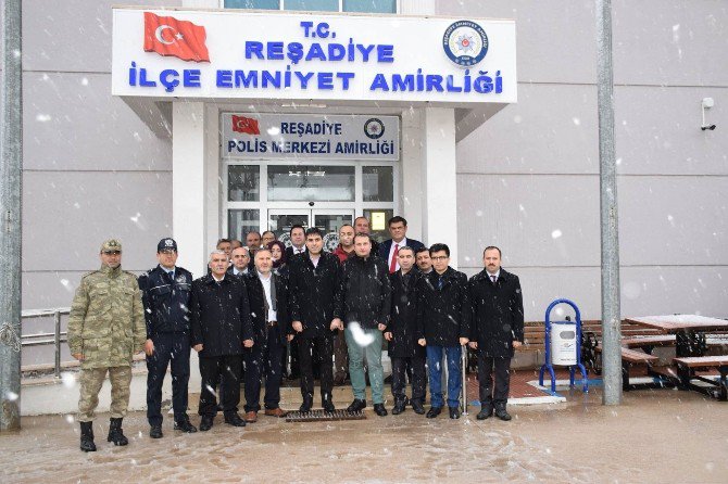 Reşadiye’de Polise Destek