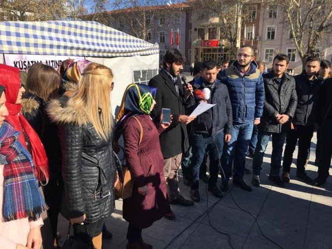 Tokat’ta Ak Gençlerden Halep’e Yardım Kampanyası