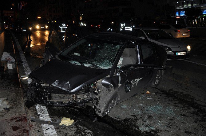 Antalya’da Trafik Kazası: 1 Ağır Yaralı