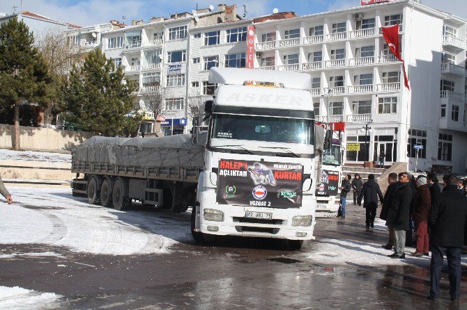 Halep İçin Yozgat’tan 3 Tır Dolusu Un Yola Çıktı