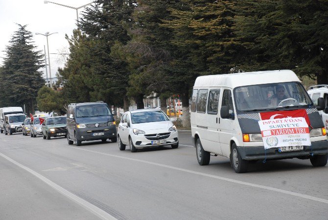 Isparta’da ’İnsanlık’ Konvoyu