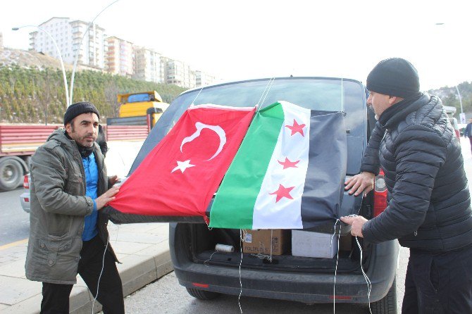 Yardım Tırları Halep’e Yola Çıktı