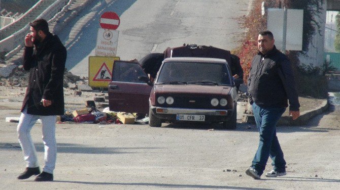 Mersin’de Şüpheli Araç Fünye İle Patlatıldı