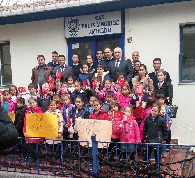 Öğrencilerden, Jandarma Ve Polise Ziyaret