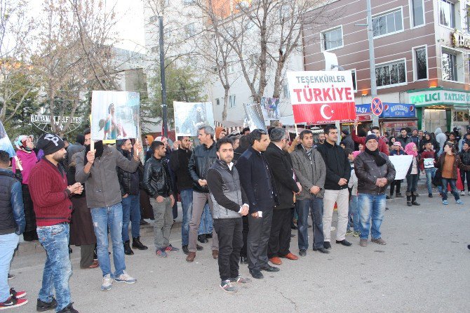 Suriyeli Vatandaşlar Halep İçin Basın Açıklaması Düzenledi