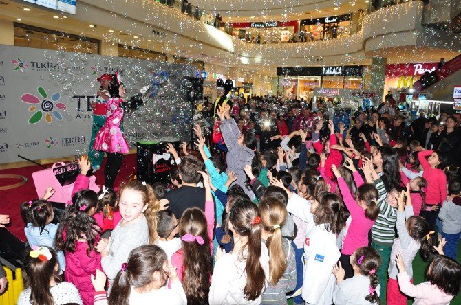 Tekirdağ’da ‘Crazy Bubble Show’ Gösterisi