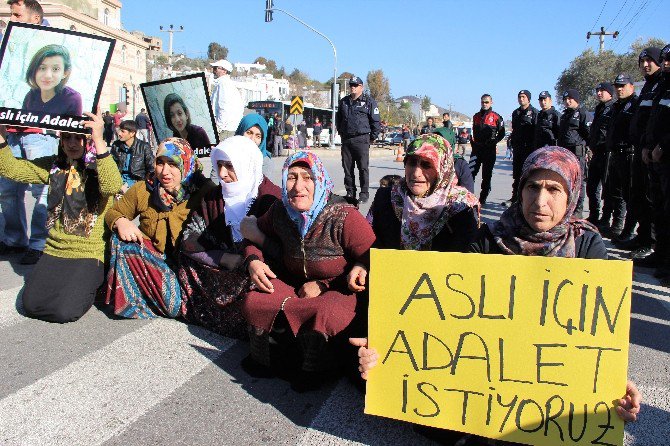 Aslı İçin Yolu Kapattılar