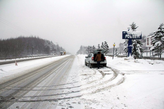 Bolu Dağı’nda Kar Yağışı Etkisini Artırdı