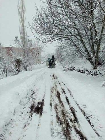 Kale Belediyesi Kar Temizleme Çalışmalarına Aralıksız Devam Ediyor