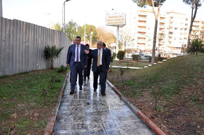 Vali Güvençer İl Halk Sağlığı Müdürlüğü’nde