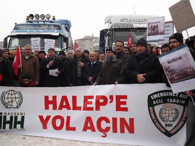 Niğde’den Halep’e 2 Yardım Tır’ı Yola Çıktı