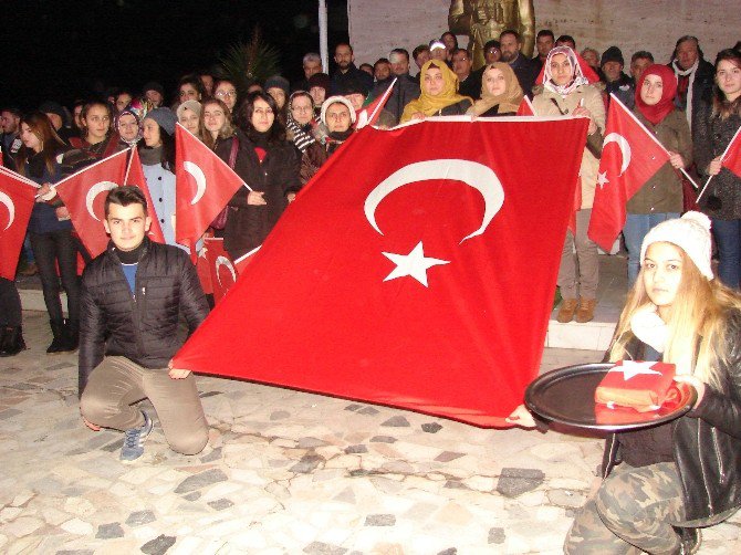 Çatalzeytin’de “Teröre Hayır” Yürüyüşü Düzenlendi