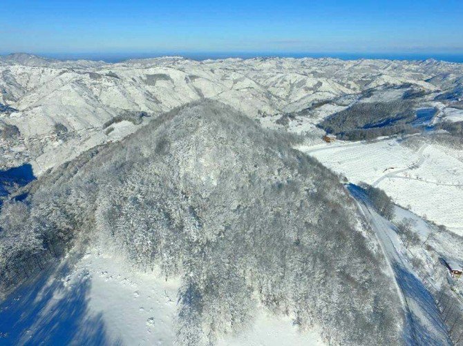 Ordu’da Havadan Kar Manzaraları