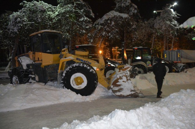 Tatvan’da Kar Temizleme Çalışması