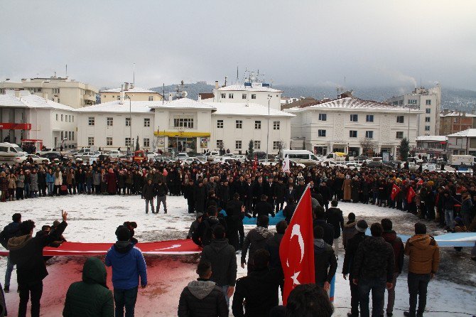 Yozgat Ülkü Ocakları’ndan Teröre Lanet Yürüyüşü