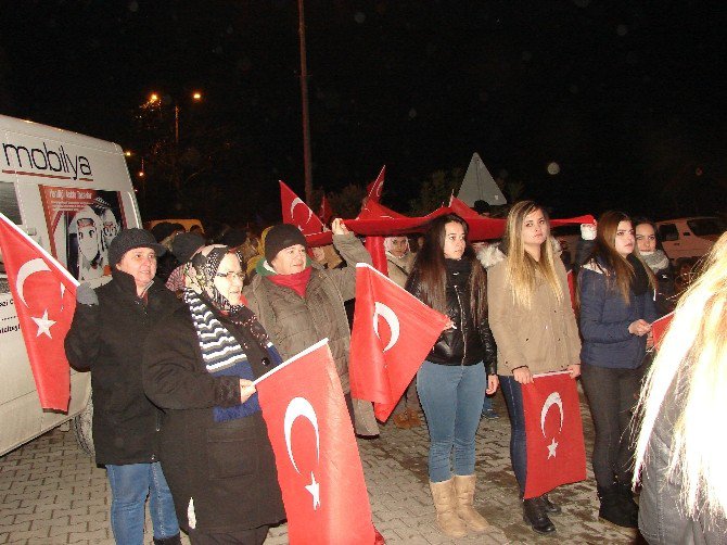 Çatalzeytin’de “Teröre Hayır” Yürüyüşü Düzenlendi