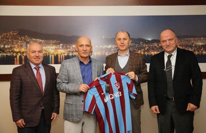 Trabzonspor Kulüp Başkanı Muharrem Usta’dan Başkan Altınok Öz’e Ziyaret