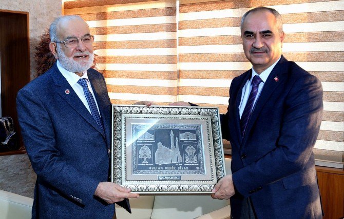 Sp Genel Başkanı Karamollaoğlu’ndan, Belediye Başkanı Aydın’a Ziyaret